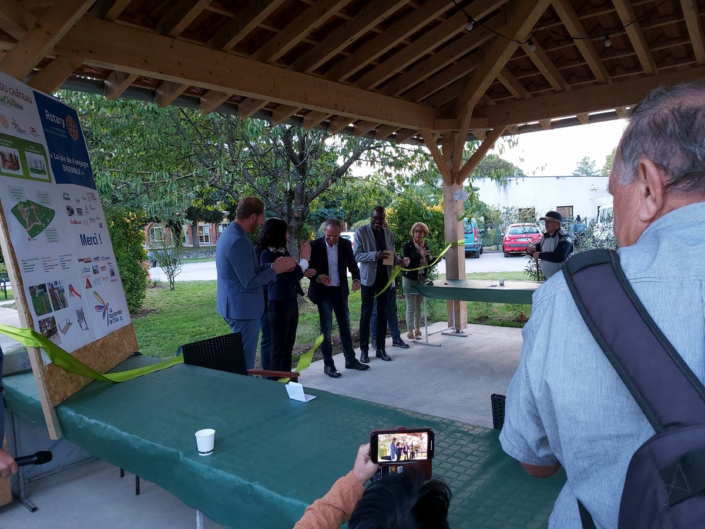 DPA - Inauguration Jardin Thérapeutique